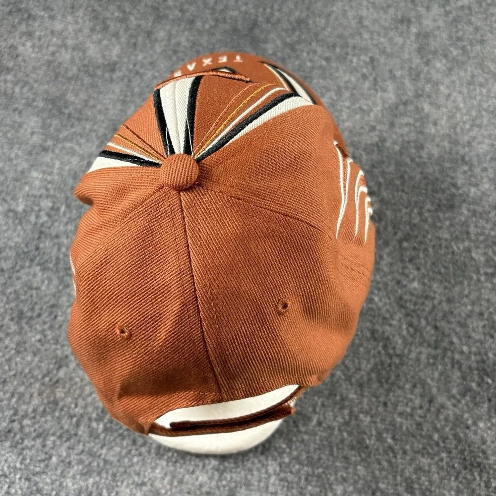 Vintage Texas Longhorns TX Ball Cap Hat Orange‎ Y2K Streetwear NCAA Athletic